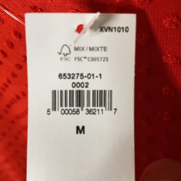 Banana Republic Red Blouse NWT Medium - Picture 5 of 5